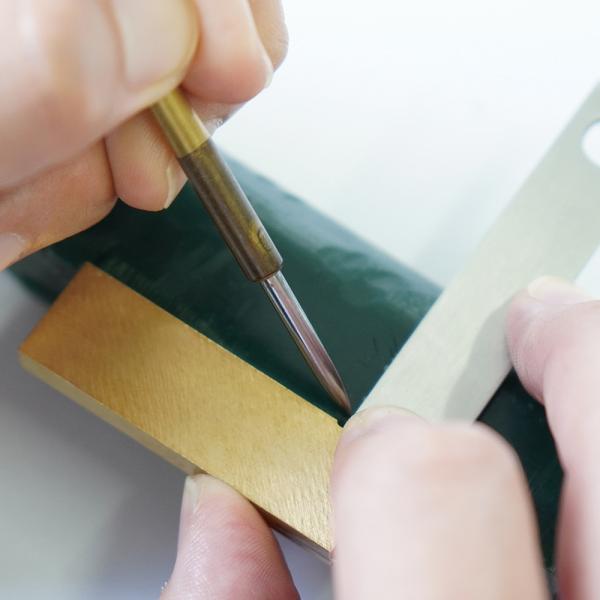 TRY SQUARE W/BRASS BASE