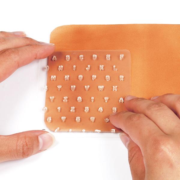 ALPHABET LETTER STAMPS RESIN SHEET KIT 4 mm / 4.5 mm