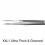 REGINE JEWELRY TWEEZERS with Groove